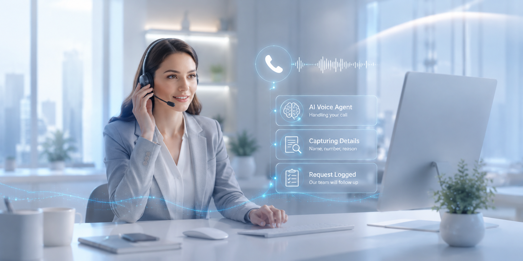 Agente telefónico IA para atender llamadas de empresa