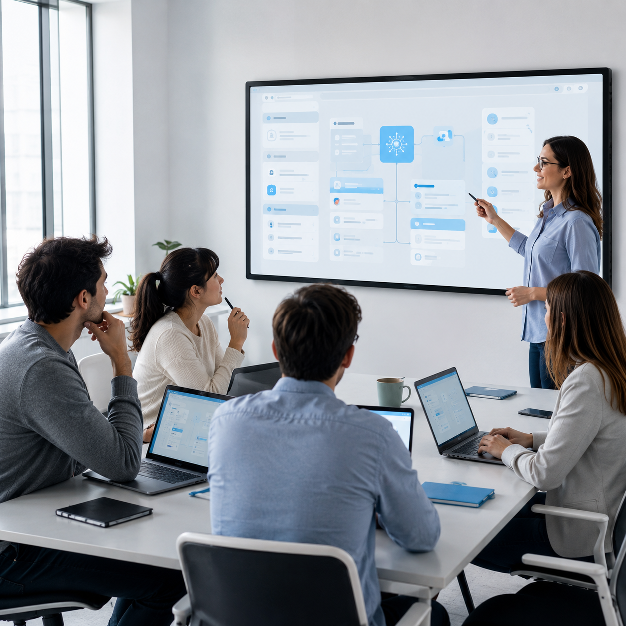 Formación práctica en inteligencia artificial para equipos